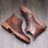 Martens, челси в английском стиле, короткие сапоги, повседневные туфли, кожаные ботинки, из натуральной кожи