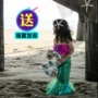 Cô gái mới 2018 đồ bơi trẻ em biểu diễn quần áo nàng tiên cá áo tắm vỏ đuôi cá chụp ảnh áo tắm set đồ bơi quần áo rời cho mẹ và bé
