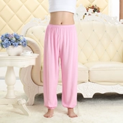 Sofa Pyjama Đàn ông và phụ nữ Cotton Yoga Quần điều hòa Quần trong nhà Độ chặt Phần mỏng Slim lỏng Kích thước lớn Đàn ông Mùa hè - Quần tây