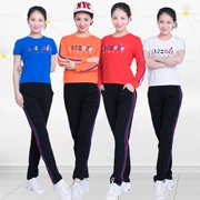 Yunshang Yang Liping Square Dance Dress New Set 2019 Spring New Cotton Square Dance Dress Fitness Fitness - Quần áo tập thể hình