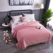 Trải chăn 2.0 × 2.3 trải giường 1,5 mền dày cho bé nhung lớn pha lê nhung trải giường đơn mảnh 1,8m giường - Trải giường