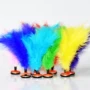 Tập thể dục dành cho người lớn Feather Duster Trẻ em học sinh Bọ cạp Chìa khóa đàn hồi cao Ryukyu Trò chơi cơ bắp đặc biệt - Các môn thể thao cầu lông / Diabolo / dân gian đá cầu lông