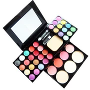 Edith Makeup Powder Box Makeup Palette 24 Color Eyeshadow 8 Color Lip Gloss 4 Color Blush 3 Piece Makeup - Bộ sưu tập trang điểm