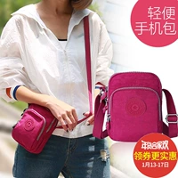 Túi đựng điện thoại di động nữ đeo túi vải nhỏ túi nhỏ vải dọc bằng vải nylon túi cầm tay nữ