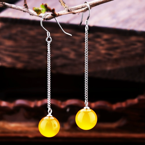 S925, серьги, бирюзовая инкрустация камня из воскового агата, украшение-шарик из жемчуга, бусины, аксессуары, аксессуар, DIY