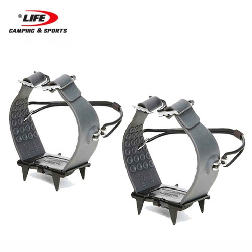 Портативные сверхлегкие нескользящие коньки, альпинистские бахилы подходит для пеших прогулок для детей и взрослых