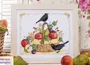Cầu vồng thêu Quảng trường chính hãng DMC cross stitch từ phù hợp với mảnh thu hoạch giỏ trái cây - Bộ dụng cụ thêu tranh thêu cha mẹ