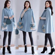 Áo len nữ phiên bản Hàn Quốc áo khoác mỏng cho nữ áo khoác ngắn mùa thu và mùa đông kiểu dơi 2018 kiểu mới là mỏng - Áo Hàn Quốc