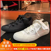 Giày nữ chính hãng Converse 2018 hè mới thể thao và giày vải nơ giải trí 560659C 560658C