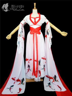 taobao agent Cosplay costume costume Fairy's elegant Hanfu skirt like a dream neon princess, the concubine Guzheng performance ancient