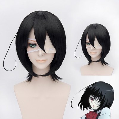 taobao agent 艾丽丝 Another See Qiqiming Black Style COS Wig