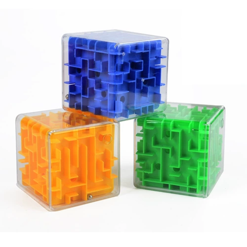 Шариковый трехмерный волшебный лабиринт, интеллектуальный кубик Рубика для тренировок для детского сада, игрушка, концентрация внимания, учит балансу