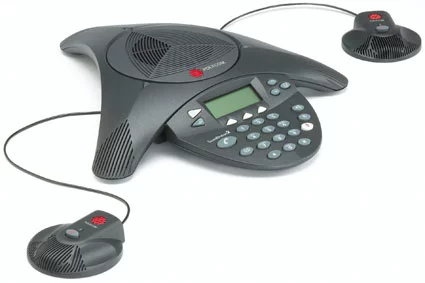 Polycom Baolitong Soundstation 2 Конференц -Телефон+Power+2 Микрофон+Линия Полный набор