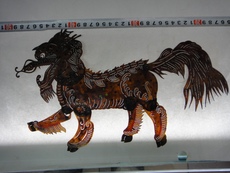 Театр теней Ослиная шкура тень Единорога