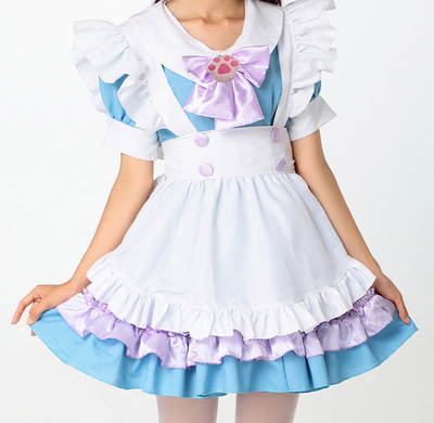 taobao agent The new anime maid Lala.MAID shop Cosplay maid costume Alice Virgin COS clothing four -piece set