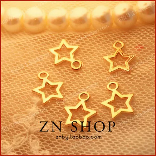 Золотой аксессуар для волос с бантиком ручной работы, аксессуары, подвеска, 10мм