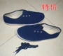 Nam giới và phụ nữ giày vải giày khiêu vũ màu xanh trắng sneakers phòng tập thể dục giày Tai Chi giày sinh viên giày trắng giày làm việc giày sport nam