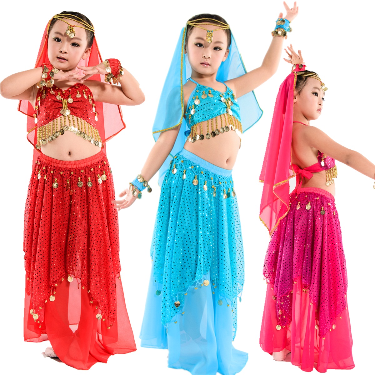 Индийские костюмы для танцев для детей