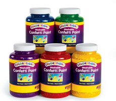 Краски детские 彩纸闪片亮片颜料手指专用儿童无毒可水洗涂鸦colorations卡乐纯