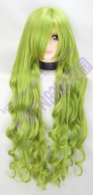 taobao agent Ten Night TN-Golden Green curly hair COS wig