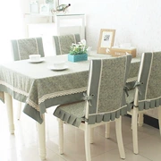 Vanson đơn giản khăn trải bàn vải bàn ăn và ghế bọc đệm đặt ghế đặt khăn trải bàn
