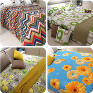 Mới duy nhất đôi ký túc xá dày giường đơn giản bông vải bông cũ thô vải phim hoạt hình duy nhất vải bông tờ