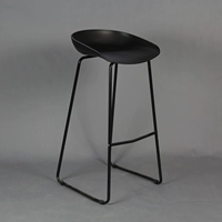 Простой бар с кресел железные стул высокий стул современный обеденный стул Железная линия повседневное кресло скандинавской батончики и стул