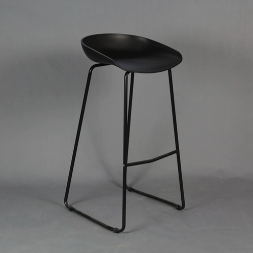 Простой бар с кресел железные стул высокий стул современный обеденный стул Железная линия повседневное кресло скандинавской батончики и стул