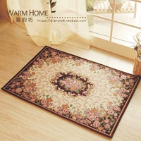 [Multi-kích thước] Châu Âu mục vụ Dorni Jacquard thảm non-slip thấm mat thảm cửa thảm nhà hiên mat thảm trải sàn phòng khách cao cấp