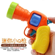 Baby mini revolver súng nhỏ đồ chơi điện súng trẻ sơ sinh trẻ em trẻ em đồ chơi giáo dục trẻ em âm thanh và nhạc nhẹ súng