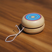 Zakka hoài cổ trẻ em cổ điển bằng gỗ yo-yo gỗ yo-yo đồ chơi yoyo bóng quà tặng