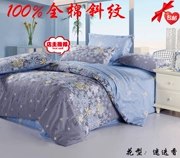 Jianghai Xingyuan cotton twill vải mục vụ gió hương thảo đơn mảnh chăn bìa gối bông - Quilt Covers