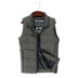 Người đàn ông Hàn Quốc mùa đông vest bông vest nam mỏng dày bông vest thanh niên áo khoác giản dị 8850 Áo vest cotton