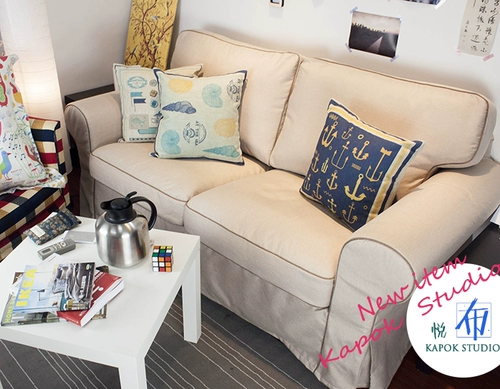 [Имитация льня] Настройка рукава дивана подходит для IKEA Exoqi All -Совместный диван
