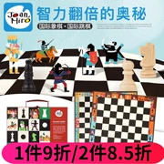 Joan Miro Merlot bàn cờ vua trẻ em trò chơi Nutcracker chiến tranh đa mục đích câu đố cờ vua