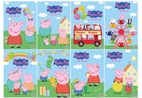 Con heo đất Trang 8 áp phích Hình dán Peppa Pig Cartoon Anime Hình nền ngoại vi hình dán hero team