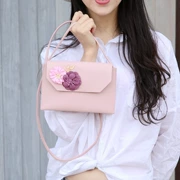 Niu Niu chéo túi nhỏ nữ 2018 mới của Hàn Quốc phiên bản của mini đôi điện thoại di động túi vai màn hình lớn cộng với đồng xu ví