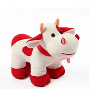 Ngày hội giáo viên Bull Red Red Bull Plush Toy Doll Doll Doll Creative Gift Bull Market Mascot - Đồ chơi mềm
