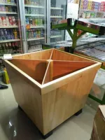 Шэньчжэнь супермаркет рисовый зерновый шкаф зерновой шкаф с твердым древесином рисовым зерном борьба с деревянным рисовым стволом смешанное зерновое шкаф супермаркет