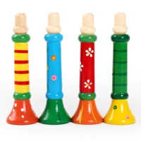 Orff giác ngộ đầy màu sắc bằng gỗ màu nhạc cụ trumpet 唢呐 trẻ em giáo dục sớm đồ chơi giáo dục nhận thức âm nhạc bộ nhạc cụ cho bé