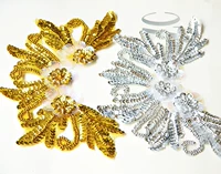 Thể dục dụng cụ thể dục nhịp điệu hiệu suất giai đoạn headdress sequins hoa trang phục phụ kiện khiêu vũ vuông mở đầu nhóm hoa mua giày khiêu vũ phương đông