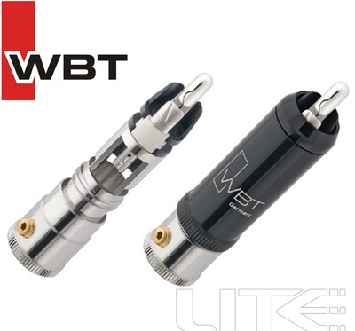 Оригинальный немецкий WBT 0152AG Sterling Silver Version версия Hifi Audio RCA Plug Sign Signal Coaxial Lotus Head
