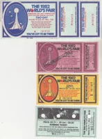Американские билеты на билеты на билеты 1982 Noxville World Expo собрали 4