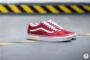 Thạc sĩ sản phẩm mới Vans old skool rượu vang đỏ cổ điển nam giới và phụ nữ lật fur canvas giày thường giày sneaker nam chính hãng