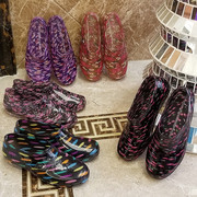 Thấp để giúp nông miệng mưa khởi động mưa khởi động giày không thấm nước bao gồm giày cao su giày nữ ống ngắn dành cho người lớn thời trang Hàn Quốc dễ thương không trượt mùa hè