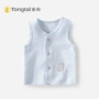 Tongtai bé vest mùa hè cotton nam giới và phụ nữ bé không xương mỏng cotton vest vest vai vest sơ sinh vest thoi trang tre em