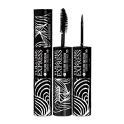 娜 Đôi mascara Bút kẻ mắt + mascara dài dày đen dày không thấm nước không nở 4291 - Kem Mascara / Revitalash