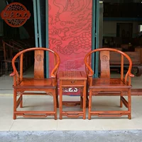 Резной антикварный комплект из Мьянмы для отдыха, мебель из натурального дерева, 3 предмета, китайский стиль