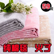 Bông gạc chăn khăn chăn điều hòa không khí chăn mền đơn hoặc kép mùa hè thường được mát mùa hè lanh khăn mền - Ném / Chăn