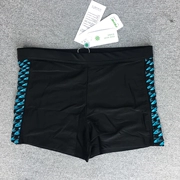 Quần bơi nam thời trang quần trong nước màu đen bên trong túi khô nhanh quần boxer đồ bơi kích thước lớn bong bóng nước suối nóng - Nam bơi đầm